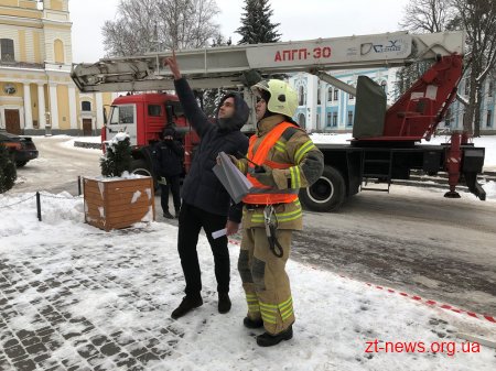 В одному з готелів Житомира пожежні гасили умовну пожежу