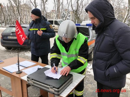 В одному з готелів Житомира пожежні гасили умовну пожежу
