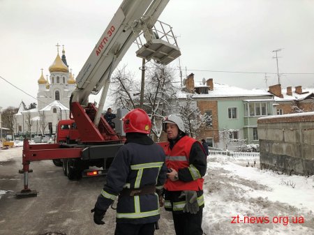 В одному з готелів Житомира пожежні гасили умовну пожежу