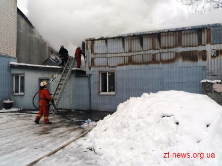 Прибудова до ресторану горіла у Бердичеві
