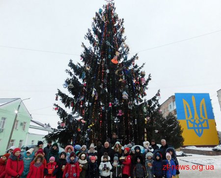 Як на Житомирщині запалювали новорічні ялинки