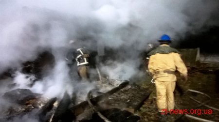 Через несправне пічне опалення на Житомирщині згорів дерев'яний будинок