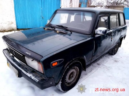 На Житомирщині поліцейські розшукали водія, який збив людину і втік з місця ДТП