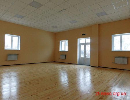 Реконструкція ФОКу в Овручі на завершальному етапі