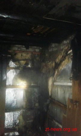На Житомирщині під час пожежі у гаражі загинув чоловік