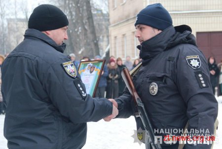 Із зони проведення ООС повернувся зведений загін поліцейських Житомирщини