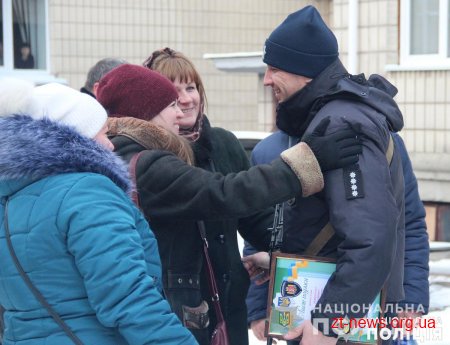Із зони проведення ООС повернувся зведений загін поліцейських Житомирщини