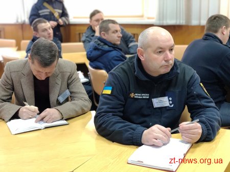 Рятувальники Житомирщини тренувалися евакуйовуватися у разі надзвичайної ситуації