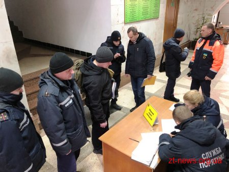 Рятувальники Житомирщини тренувалися евакуйовуватися у разі надзвичайної ситуації