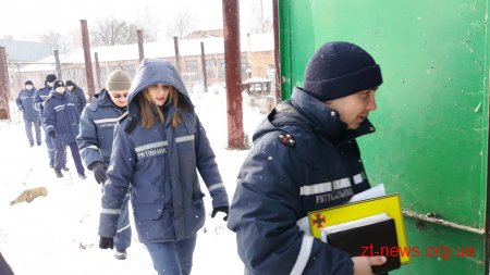 Рятувальники Житомирщини тренувалися евакуйовуватися у разі надзвичайної ситуації