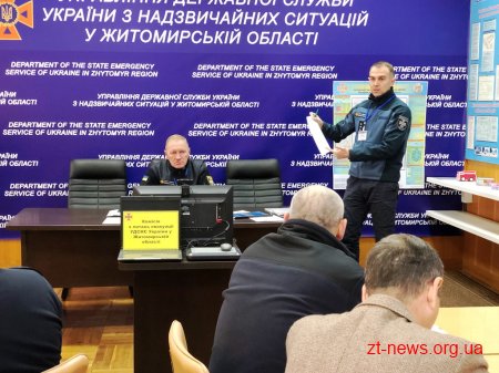 Рятувальники Житомирщини тренувалися евакуйовуватися у разі надзвичайної ситуації