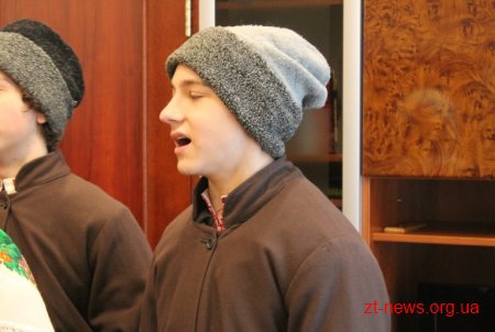 В обласній раді лунали щедрівки та посівали