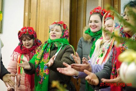 В обласній раді лунали щедрівки та посівали