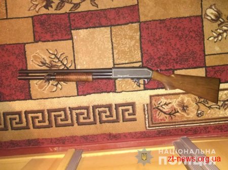 У новому році поліція Житомирщини викрила десять фактів незаконного поводження зі зброєю