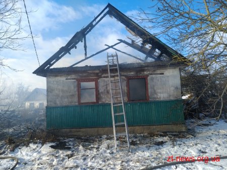 В Баранівському районі під час пожежі в приватному будинку загинула жінка