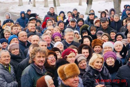Президент під час робочої поїздки на Житомирщину зустрівся з мешканцями Станишівської ОТГ