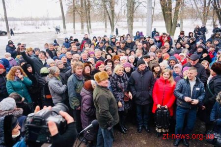 Президент під час робочої поїздки на Житомирщину зустрівся з мешканцями Станишівської ОТГ