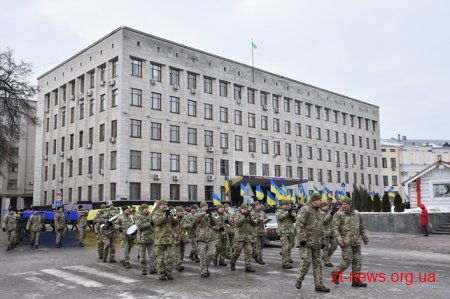 Сотні житомирян долучилися до створення «живого» ланцюга єдності