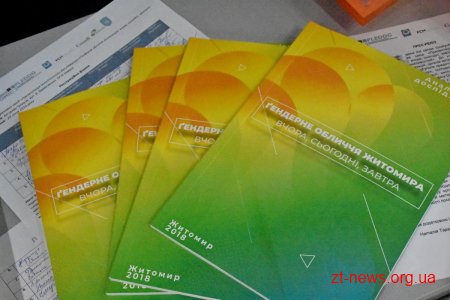 Обласна ГО «Паритет» презентувала дослідження «Гендерне обличчя Житомира»