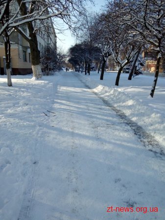 Перелік об’єктів, які отримали зауваження щодо прибирання в зимовий період