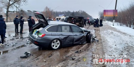 У Житомирі автомобіль конвойної служби потрапив у ДТП