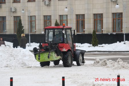 Інформація про прибирання вулиць міста з 28 на 29 січня 2019 року