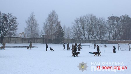 У Житомирі відбувся випуск поліцейських кінологів із 7 регіонів України та м. Києва