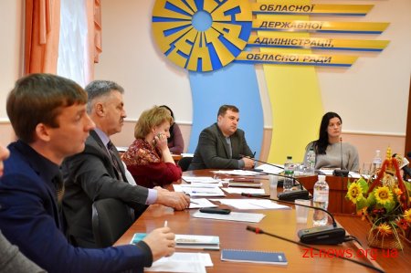 Депутати обласної ради провели засідання першої постійної комісії у 2019 році