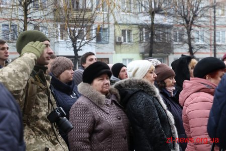 На фасаді житомирської школи №20 відкрили дві меморіальні дошки загиблим учасникам АТО