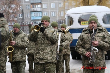 На фасаді житомирської школи №20 відкрили дві меморіальні дошки загиблим учасникам АТО