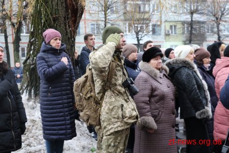 На фасаді житомирської школи №20 відкрили дві меморіальні дошки загиблим учасникам АТО
