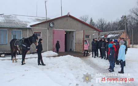 Вартові правопорядку Житомирщини познайомились з діяльністю кінної кавалерії поліції
