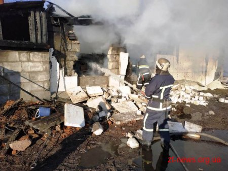 На Житомирщині вогнеборці ліквідували пожежу на підприємстві