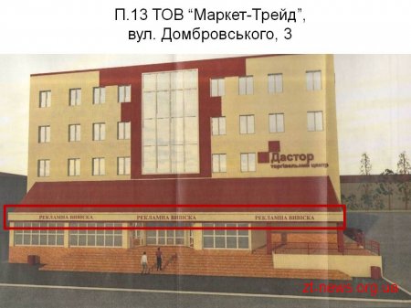 За розміщення зовнішньої реклами у Житомирі без дозволу будуть штрафувати