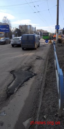 У Житомирі розпочали ремонт аварійних ділянок доріг