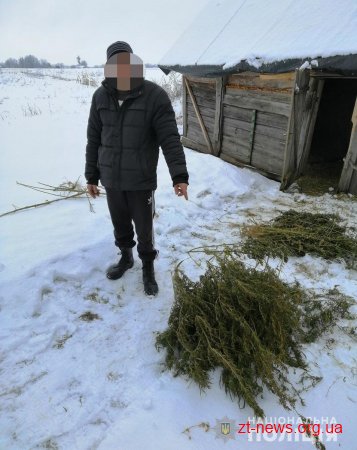 На Попільнянщині поліцейські вилучили у жителя району понад півкілограма наркотиків