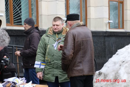 У Житомирі відбувся флешмоб на підтримку полонених українських моряків