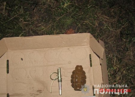 У Новограді-Волинському молодик кинув на землю перед оперативниками ручну гранату