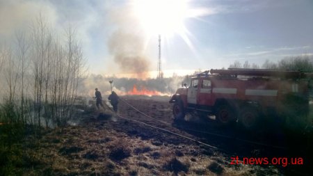 За добу по області ліквідовано 4 пожежі сухої трави на площі 4 га