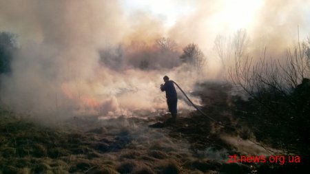 За добу по області ліквідовано 4 пожежі сухої трави на площі 4 га