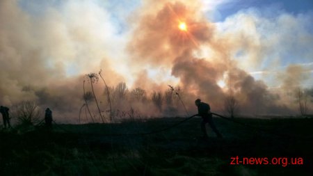За добу по області ліквідовано 4 пожежі сухої трави на площі 4 га