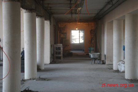 У Житомирі продовжується будівництво сучасного центру надання соціальних послуг