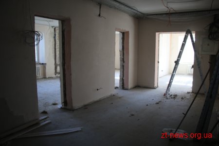 У Житомирі продовжується будівництво сучасного центру надання соціальних послуг
