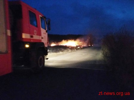 За добу вогнеборцями області ліквідовано 21 пожежу сухої трави та сміття