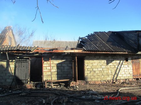 Пожежа забрала життя чоловіка, який жив у господарській будівлі