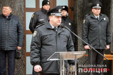 У Житомирі 160 поліцейських з різних областей України склали Присягу