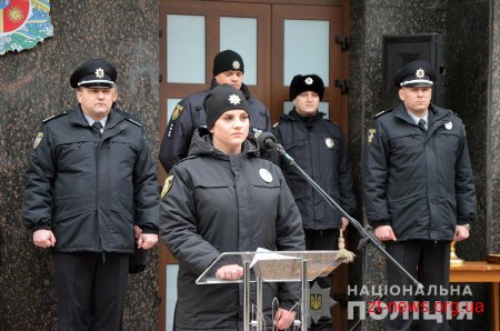 У Житомирі 160 поліцейських з різних областей України склали Присягу