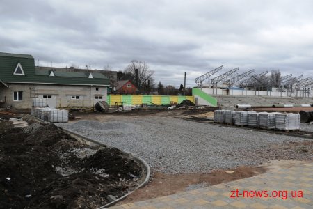 У Житомирі продовжується комплексна реконструкція стадіону «Спартак»