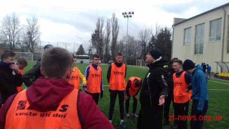 Підліткова команда "Полісся" U-19 виграла товариський матч у Вінниці