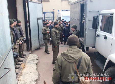 У Житомирі поліцейські та нацгвардійці провели спільні навчання
